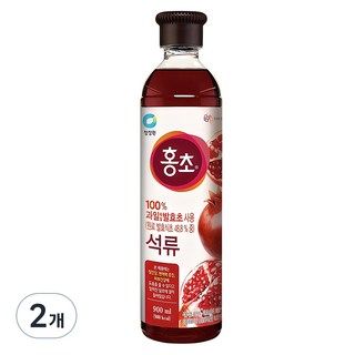 홍초 석류, 900ml, 2개