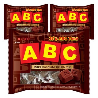 롯데웰푸드 ABC 초코 밀크 초콜릿