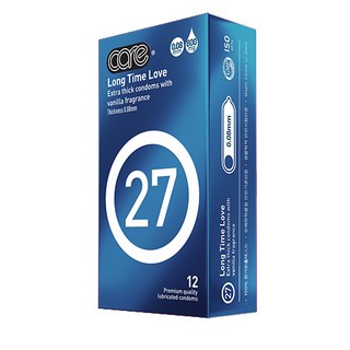 care 27 롱 러브 콘돔 0.08mm, 12개입, 1개 대표 이미지 - 귀두 마취크림 추천