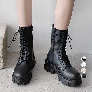 라블 여성용 키높이 하이 5cm 통굽워커