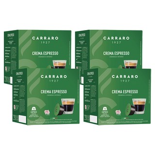 까라로 돌체구스토 호환 크레마 에스프레소 캡슐커피, 7g, 16개입, 4개
