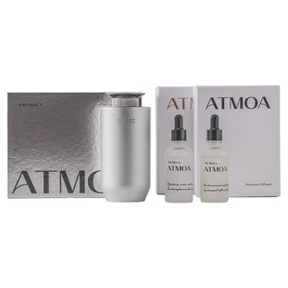 벤딕트 애트모어 차량용 전자디퓨저 본체 + 50ml 리필 2p 더블 패키지 세트, 듀드, 1세트