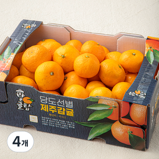 귤탐 당도선별 11brix 감귤, 2kg(소과), 4개