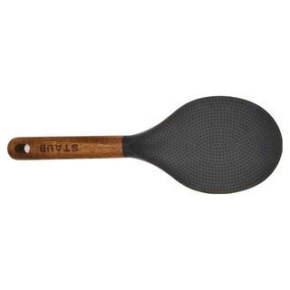 Staub 矽膠飯匙, 耐熱耐用, 攪拌不傷鍋, 人體工學握柄, 1支