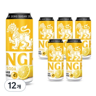싱하 레몬소다 제로, 330ml, 12개