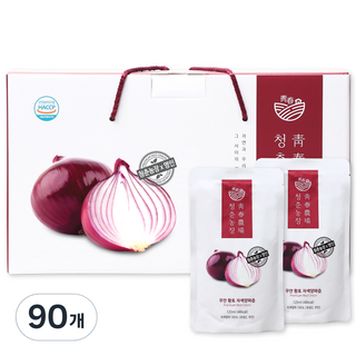 청춘농장 무안 황토 자색양파즙, 120ml, 90개