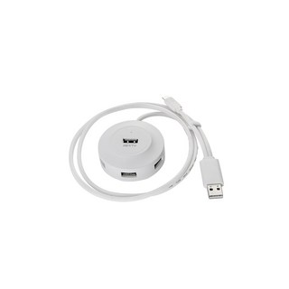 넥스트유 USB 2.0 4포트 OTG USB 허브 NEXT-UH104G, 화이트, 1개