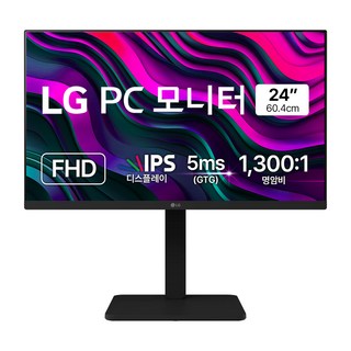 LG전자 FHD PC 모니터, 60.4cm, 24BA450