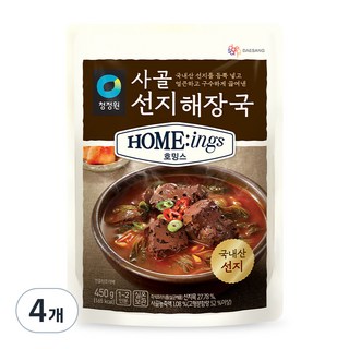 호밍스 사골선지해장국, 450g, 4개