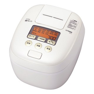 TIGER 虎牌可變式雙重壓力IH炊飯電子鍋 JPT-H18R 白色，日本製造，多種烹煮模式