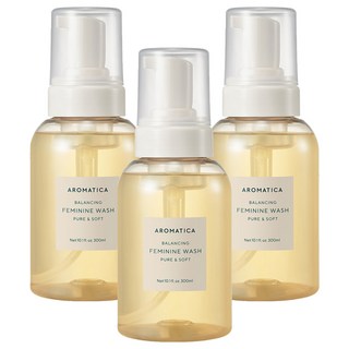 [비건라이프] 아로마티카 퓨어 앤 소프트 여성청결제, 300ml, 3개