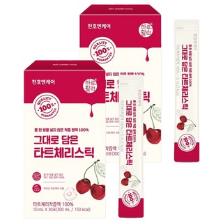 천호엔케어 착즙 원액 그대로 담은 타트체리스틱, 300ml, 2개
