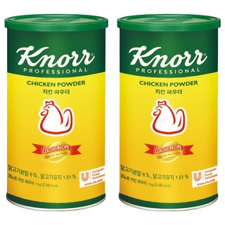 크노르 치킨파우더, 1kg, 2개