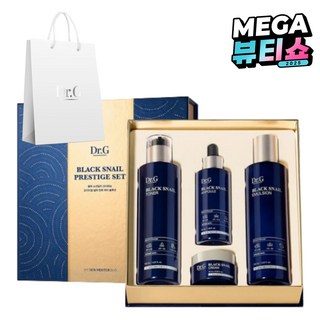 닥터지 블랙 스네일 프레스티지 기초화장품 4종 세트, 1개 대표 이미지 - 부모님 화장품 선물 추천