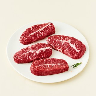 미국산 프라임 소고기 부채살 스테이크용 (냉장), 1kg, 1개
