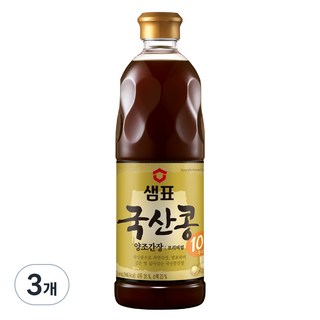 샘표 국산콩 양조간장, 860ml, 3개 701양조간장