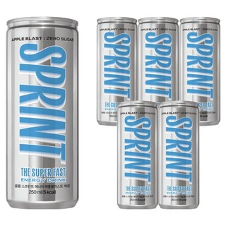 클룹 스프린트 에너지 애플블라스트 제로, 6개, 250ml