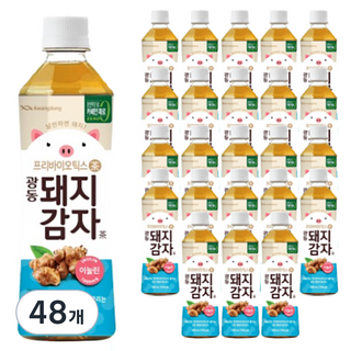 광동제약 돼지감자차, 500ml, 48개