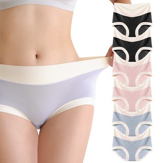어나더디 여성용 고탄력 마카롱 모달 스판 노라인 팬티 6종 세트