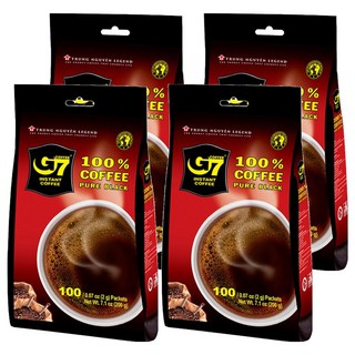 G7 블랙 커피, 2g, 100개입, 4개
