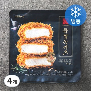 사보텐 등심돈카츠 (냉동), 130g, 4개