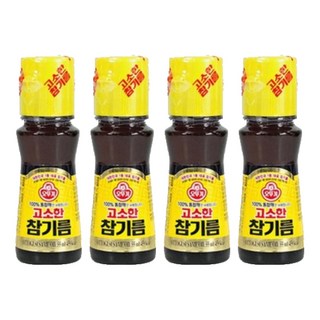 오뚜기 고소한 참기름 병, 55ml, 4개