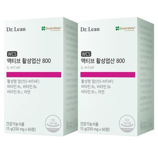닥터린 액티브 활성엽산 800, 60정, 2개