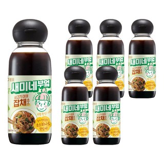 새미네부엌 쇠고기 야채 잡채소스, 6개, 300ml