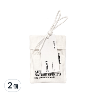 AXIS 艾克思 掛繩式室內車用可替換內芯香氛包 (2入)，英國梨小蒼蘭香味, 英國梨小蒼蘭, 1組