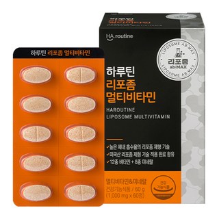 하루틴 리포좀 멀티비타민, 60정, 1개
