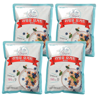 희창 러빙유 요거트 파우더, 1kg, 4개
