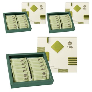 오설록 그린티 랑드샤 쿠키 10p, 100g, 3개