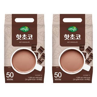 자연생각 핫초코 스틱, 20g, 50개입, 2개