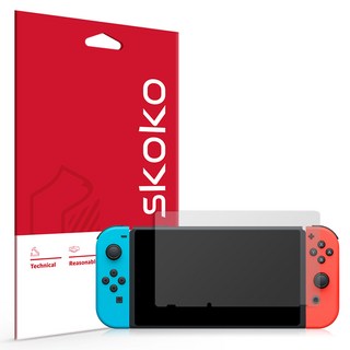 스코코 닌텐도 스위치 저반사 액정보호필름 사용 모습