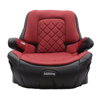 DADDY Hi 加厚設計 兒童車用 isofix 增高墊 KC01, 酒紅色, 適用體重15~36kg, 3歲以上