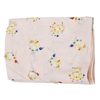 C.D.BABY 嬰兒床床包換布套, 100% 純棉 60x120x2.5-10 cm, 粉色, M (60 x 120 x 2.5~10cm), 1個