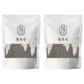 순수다함 통후추 리필용 흑후추, 300g, 2개