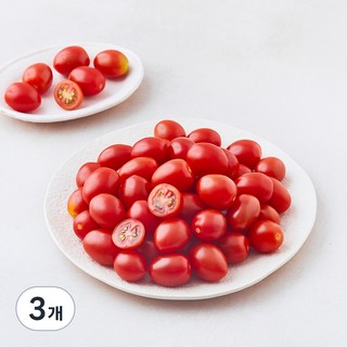 스윗토 스테비아 라이트 대추 방울 토마토, 1kg, 3개