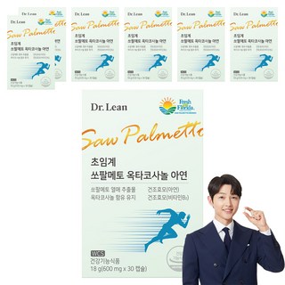 닥터린 초임계 쏘팔메토 옥타코사놀 아연 18g, 30정, 7개