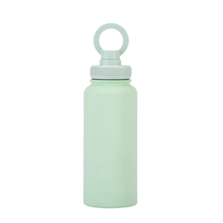 BOACUP magsafe磁吸提手304不鏽鋼太空保溫壺, 綠色, 900ml, 1個
