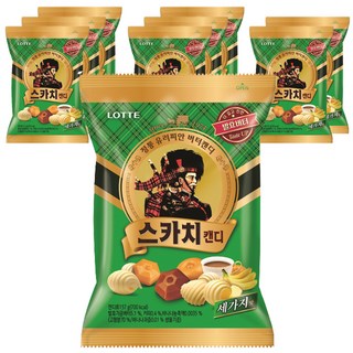 롯데웰푸드 스카치 세가지맛, 157g, 9개
