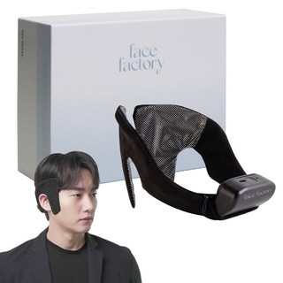 페이스팩토리 데일리 옆머리 누르기 온도조절 다운펌 무선 디바이스 스타일핏 FF-30, 블랙