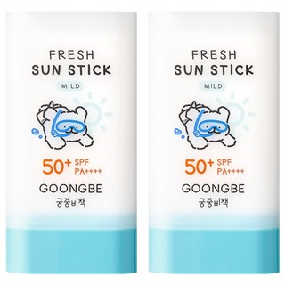 궁중비책 프레시 선스틱 마일드 SPF50+ PA++++, 23g, 2개