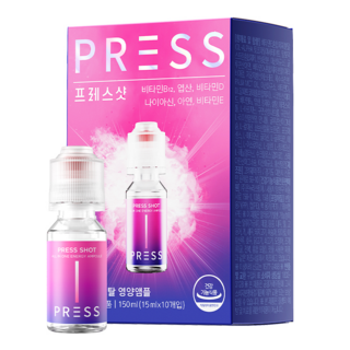 프레스샷 올인원 토탈 영양 앰플 10p, 150ml, 1개 대표 이미지 - 피로회복제 추천