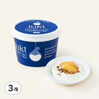 LUKT 아이슬란딕 요거트 띠크, 450g, 3개
