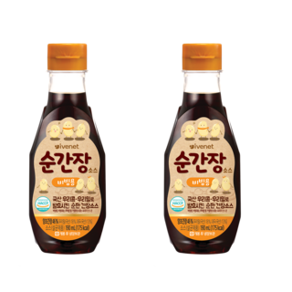 아이배냇베베 순간장 소스 190ml, 비빔용, 2개