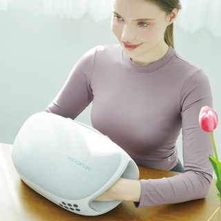 닥터라이프 양손 돌기 온열 롤링 손 복부 쿠션 마사지기 DDM-23