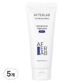 에프터랩 약산성 pH 5.5 아줄렌 클렌저, 150ml, 5개