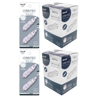 oval 歐文 修正帶 10入補充芯, 透明, 2個