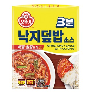 오뚜기 3분 매운낙지 덮밥 소스, 150g, 1개